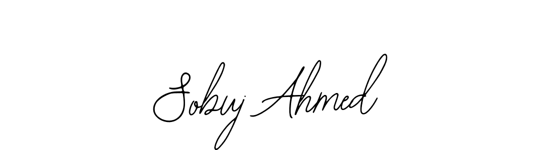 How to make Sobuj Ahmed name signature. Use Bearetta-2O07w style for creating short signs online. This is the latest handwritten sign. Sobuj Ahmed signature style 12 images and pictures png