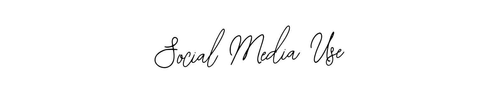 Also we have Social Media Use name is the best signature style. Create professional handwritten signature collection using Bearetta-2O07w autograph style. Social Media Use signature style 12 images and pictures png