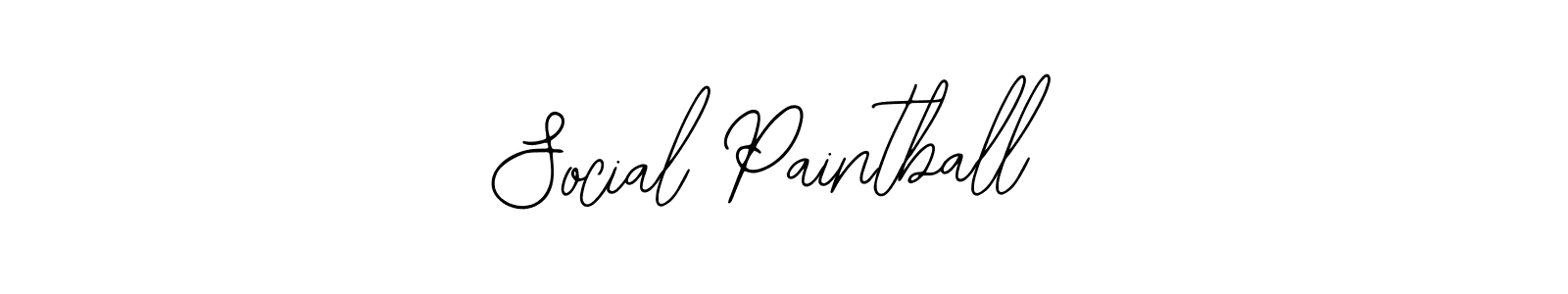 How to make Social Paintball name signature. Use Bearetta-2O07w style for creating short signs online. This is the latest handwritten sign. Social Paintball signature style 12 images and pictures png