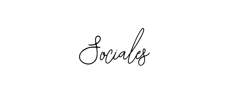 It looks lik you need a new signature style for name Sociales. Design unique handwritten (Bearetta-2O07w) signature with our free signature maker in just a few clicks. Sociales signature style 12 images and pictures png