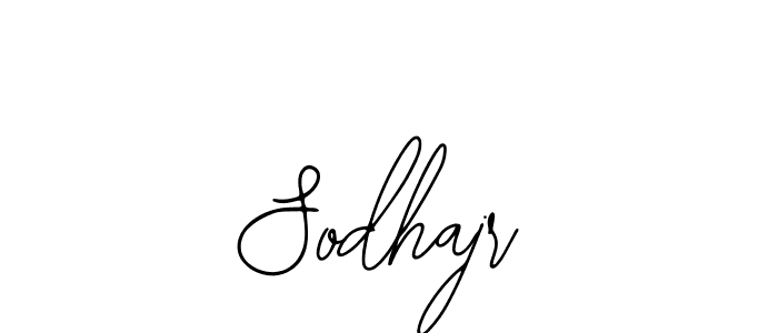 Use a signature maker to create a handwritten signature online. With this signature software, you can design (Bearetta-2O07w) your own signature for name Sodhajr. Sodhajr signature style 12 images and pictures png