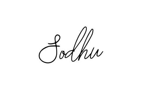 Design your own signature with our free online signature maker. With this signature software, you can create a handwritten (Bearetta-2O07w) signature for name Sodhu. Sodhu signature style 12 images and pictures png
