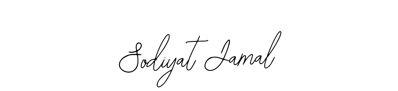 The best way (Bearetta-2O07w) to make a short signature is to pick only two or three words in your name. The name Sodiyat Jamal include a total of six letters. For converting this name. Sodiyat Jamal signature style 12 images and pictures png