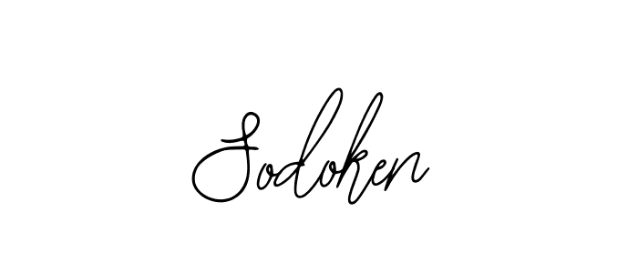 The best way (Bearetta-2O07w) to make a short signature is to pick only two or three words in your name. The name Sodoken include a total of six letters. For converting this name. Sodoken signature style 12 images and pictures png