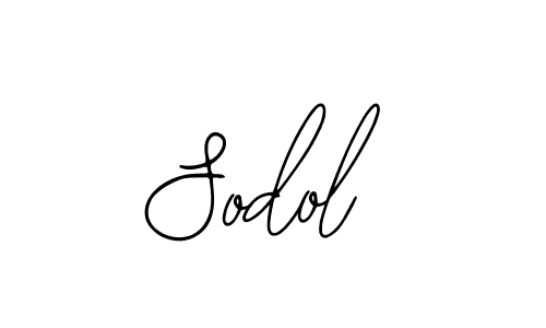 You should practise on your own different ways (Bearetta-2O07w) to write your name (Sodol) in signature. don't let someone else do it for you. Sodol signature style 12 images and pictures png