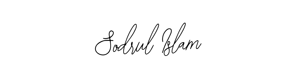 Use a signature maker to create a handwritten signature online. With this signature software, you can design (Bearetta-2O07w) your own signature for name Sodrul Islam. Sodrul Islam signature style 12 images and pictures png