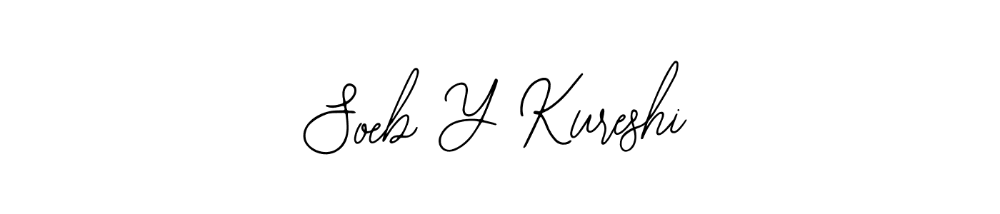 Make a beautiful signature design for name Soeb Y Kureshi. With this signature (Bearetta-2O07w) style, you can create a handwritten signature for free. Soeb Y Kureshi signature style 12 images and pictures png