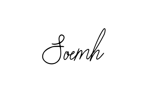 Create a beautiful signature design for name Soemh. With this signature (Bearetta-2O07w) fonts, you can make a handwritten signature for free. Soemh signature style 12 images and pictures png