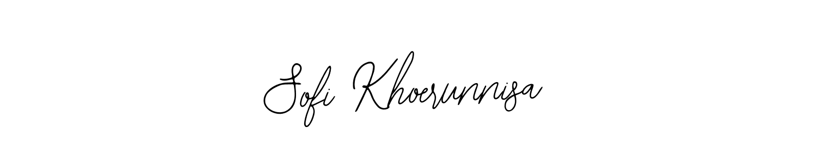 How to Draw Sofi Khoerunnisa signature style? Bearetta-2O07w is a latest design signature styles for name Sofi Khoerunnisa. Sofi Khoerunnisa signature style 12 images and pictures png