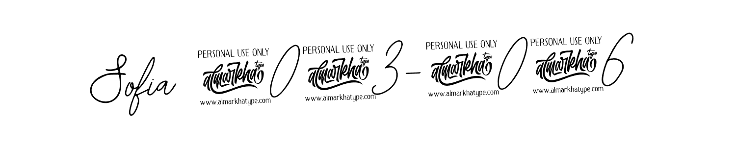 How to make Sofia 2023-2026 name signature. Use Bearetta-2O07w style for creating short signs online. This is the latest handwritten sign. Sofia 2023-2026 signature style 12 images and pictures png