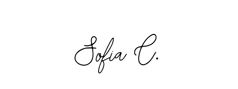 Use a signature maker to create a handwritten signature online. With this signature software, you can design (Bearetta-2O07w) your own signature for name Sofia C.. Sofia C. signature style 12 images and pictures png