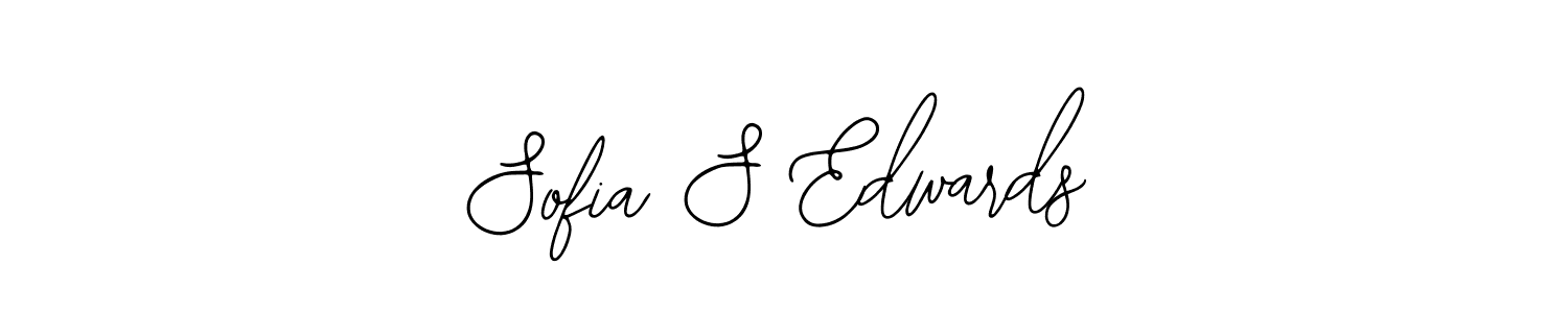 Design your own signature with our free online signature maker. With this signature software, you can create a handwritten (Bearetta-2O07w) signature for name Sofia S Edwards. Sofia S Edwards signature style 12 images and pictures png