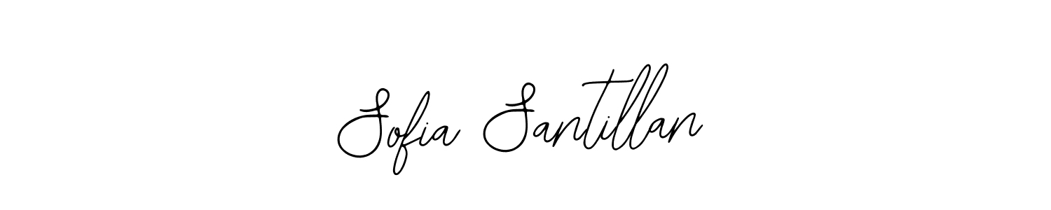 How to make Sofia Santillan name signature. Use Bearetta-2O07w style for creating short signs online. This is the latest handwritten sign. Sofia Santillan signature style 12 images and pictures png