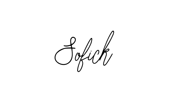 Design your own signature with our free online signature maker. With this signature software, you can create a handwritten (Bearetta-2O07w) signature for name Sofick. Sofick signature style 12 images and pictures png