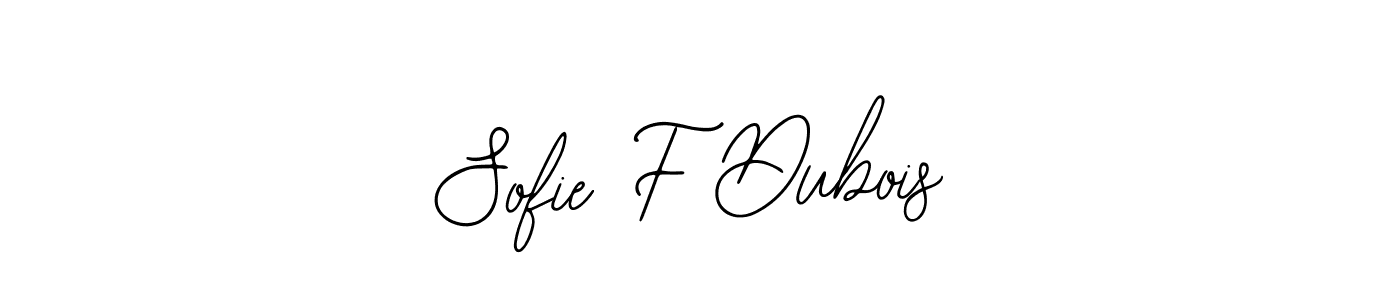 How to make Sofie F Dubois signature? Bearetta-2O07w is a professional autograph style. Create handwritten signature for Sofie F Dubois name. Sofie F Dubois signature style 12 images and pictures png