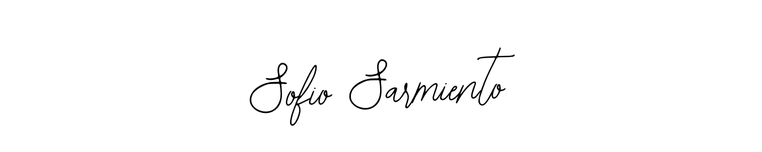 How to make Sofio Sarmiento name signature. Use Bearetta-2O07w style for creating short signs online. This is the latest handwritten sign. Sofio Sarmiento signature style 12 images and pictures png