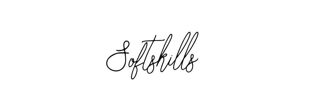 Design your own signature with our free online signature maker. With this signature software, you can create a handwritten (Bearetta-2O07w) signature for name Softskills. Softskills signature style 12 images and pictures png