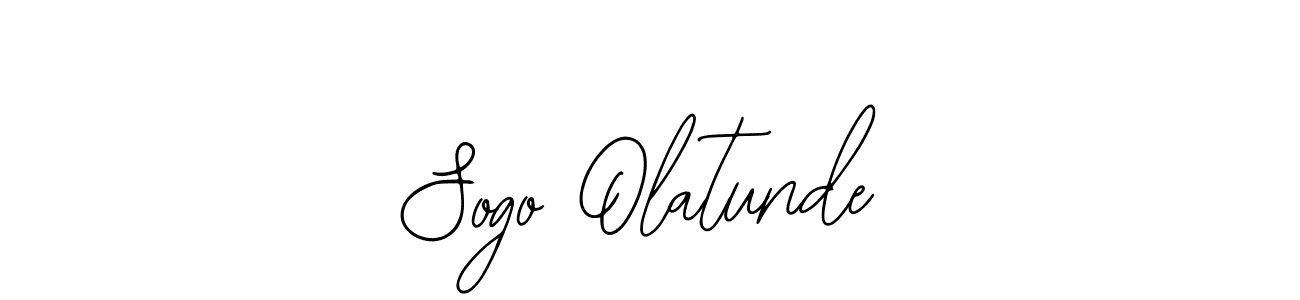How to make Sogo Olatunde signature? Bearetta-2O07w is a professional autograph style. Create handwritten signature for Sogo Olatunde name. Sogo Olatunde signature style 12 images and pictures png