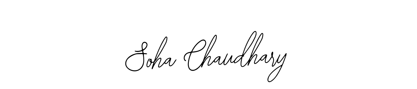 How to make Soha Chaudhary signature? Bearetta-2O07w is a professional autograph style. Create handwritten signature for Soha Chaudhary name. Soha Chaudhary signature style 12 images and pictures png