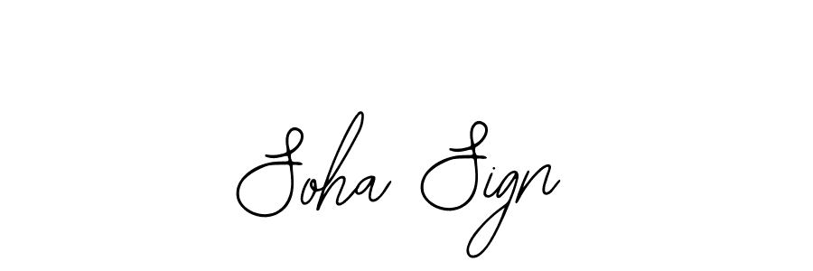 Use a signature maker to create a handwritten signature online. With this signature software, you can design (Bearetta-2O07w) your own signature for name Soha Sign. Soha Sign signature style 12 images and pictures png