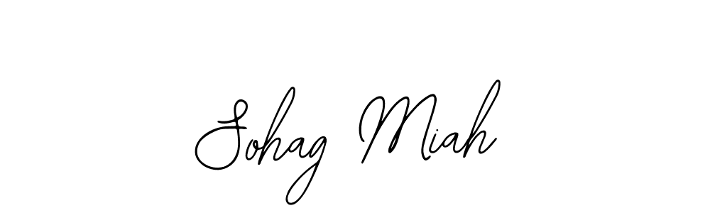 The best way (Bearetta-2O07w) to make a short signature is to pick only two or three words in your name. The name Sohag Miah include a total of six letters. For converting this name. Sohag Miah signature style 12 images and pictures png