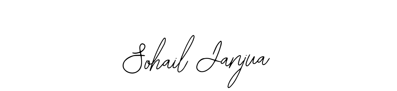 How to make Sohail Janjua name signature. Use Bearetta-2O07w style for creating short signs online. This is the latest handwritten sign. Sohail Janjua signature style 12 images and pictures png