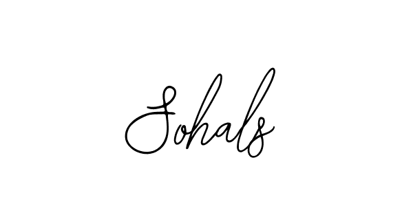 Design your own signature with our free online signature maker. With this signature software, you can create a handwritten (Bearetta-2O07w) signature for name Sohals. Sohals signature style 12 images and pictures png