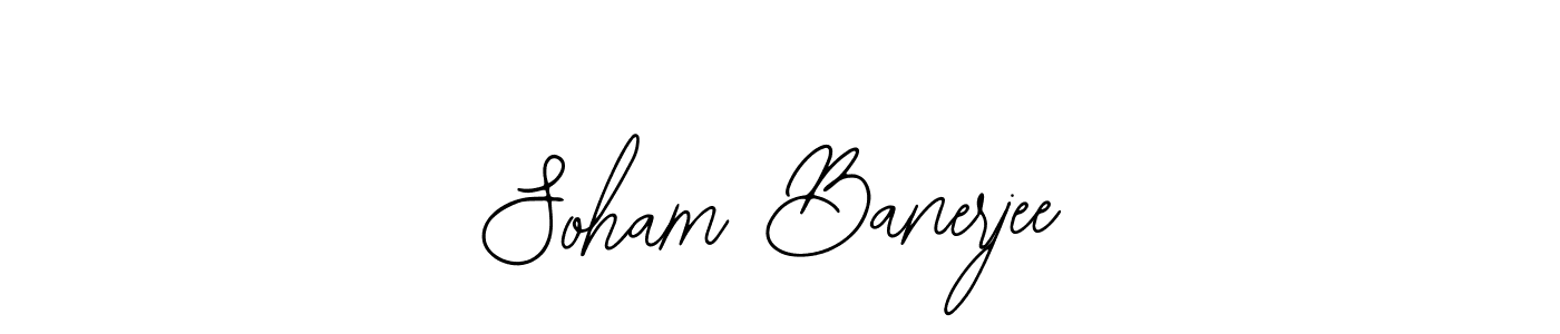 Use a signature maker to create a handwritten signature online. With this signature software, you can design (Bearetta-2O07w) your own signature for name Soham Banerjee. Soham Banerjee signature style 12 images and pictures png