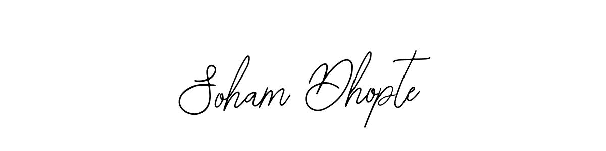 Make a beautiful signature design for name Soham Dhopte. With this signature (Bearetta-2O07w) style, you can create a handwritten signature for free. Soham Dhopte signature style 12 images and pictures png