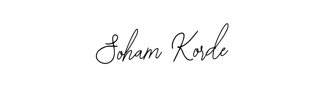 Also we have Soham Korde name is the best signature style. Create professional handwritten signature collection using Bearetta-2O07w autograph style. Soham Korde signature style 12 images and pictures png