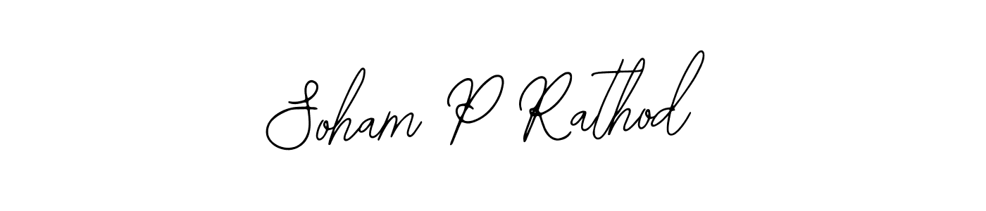 Design your own signature with our free online signature maker. With this signature software, you can create a handwritten (Bearetta-2O07w) signature for name Soham P Rathod. Soham P Rathod signature style 12 images and pictures png