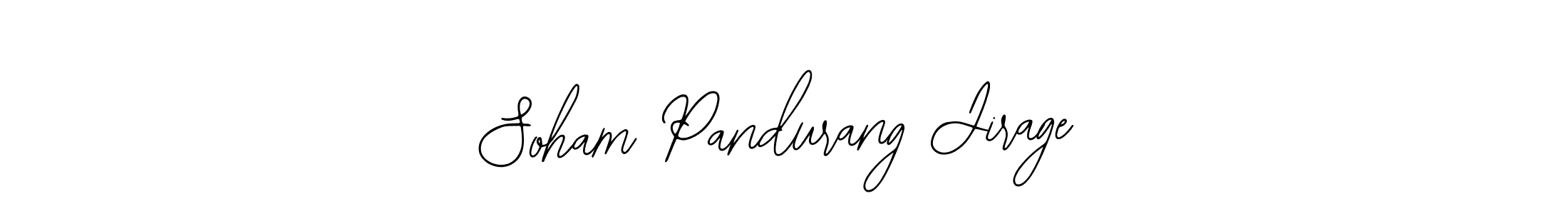 Design your own signature with our free online signature maker. With this signature software, you can create a handwritten (Bearetta-2O07w) signature for name Soham Pandurang Jirage. Soham Pandurang Jirage signature style 12 images and pictures png