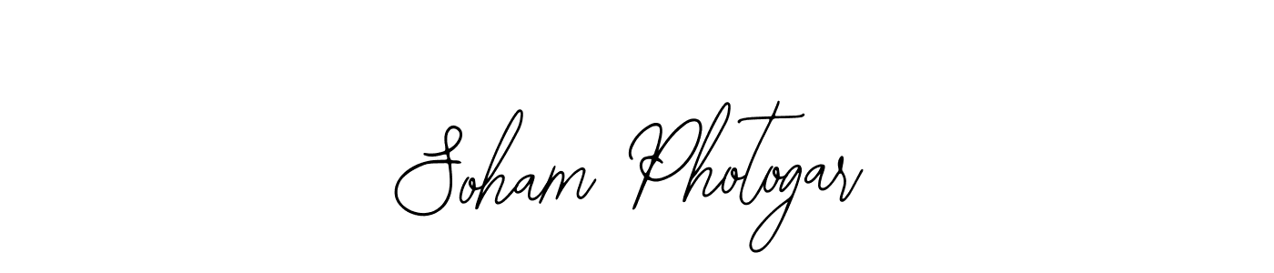 Similarly Bearetta-2O07w is the best handwritten signature design. Signature creator online .You can use it as an online autograph creator for name Soham Photogar. Soham Photogar signature style 12 images and pictures png
