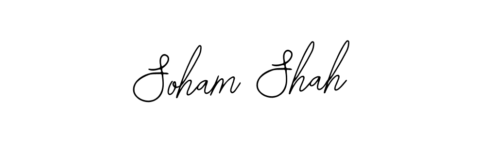 Similarly Bearetta-2O07w is the best handwritten signature design. Signature creator online .You can use it as an online autograph creator for name Soham Shah. Soham Shah signature style 12 images and pictures png
