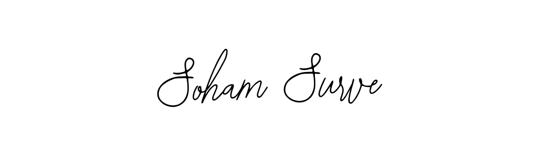 Also You can easily find your signature by using the search form. We will create Soham Surve name handwritten signature images for you free of cost using Bearetta-2O07w sign style. Soham Surve signature style 12 images and pictures png