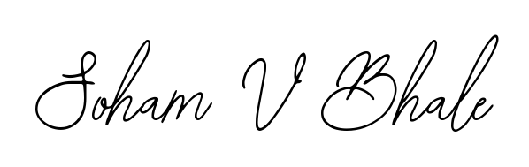 Achieve flawless digital penmanship with Soham V Bhale name in Bearetta-2O07w font. The perfect tool for creating online signatures. Soham V Bhale signature style 12 images and pictures png