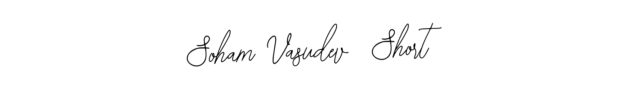 It looks lik you need a new signature style for name Soham Vasudev  Short. Design unique handwritten (Bearetta-2O07w) signature with our free signature maker in just a few clicks. Soham Vasudev  Short signature style 12 images and pictures png