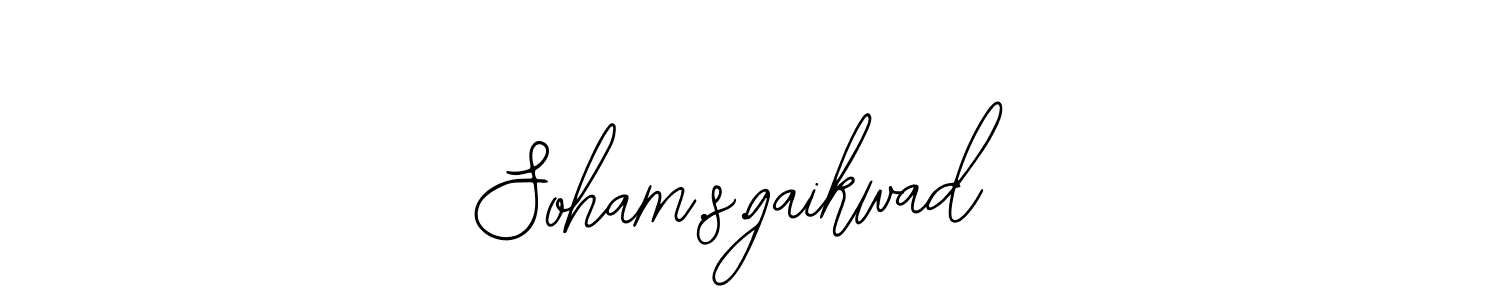 The best way (Bearetta-2O07w) to make a short signature is to pick only two or three words in your name. The name Soham.s.gaikwad include a total of six letters. For converting this name. Soham.s.gaikwad signature style 12 images and pictures png