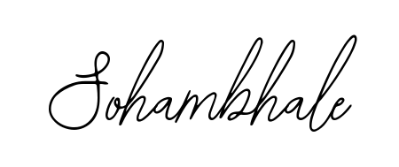 Looking for an artistic signature for Sohambhale? The Bearetta-2O07w calligraphy style gives a sophisticated flow suitable for business cards and emails. Sohambhale signature style 12 images and pictures png