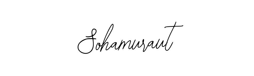 Similarly Bearetta-2O07w is the best handwritten signature design. Signature creator online .You can use it as an online autograph creator for name Sohamuraut. Sohamuraut signature style 12 images and pictures png
