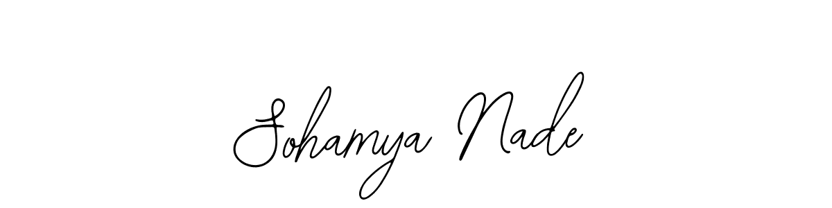 Also we have Sohamya Nade name is the best signature style. Create professional handwritten signature collection using Bearetta-2O07w autograph style. Sohamya Nade signature style 12 images and pictures png