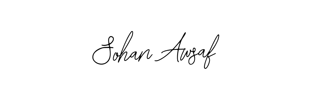 How to make Sohan Awsaf signature? Bearetta-2O07w is a professional autograph style. Create handwritten signature for Sohan Awsaf name. Sohan Awsaf signature style 12 images and pictures png