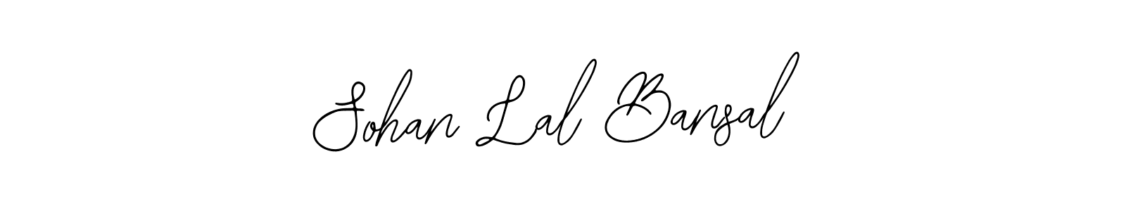 How to make Sohan Lal Bansal name signature. Use Bearetta-2O07w style for creating short signs online. This is the latest handwritten sign. Sohan Lal Bansal signature style 12 images and pictures png