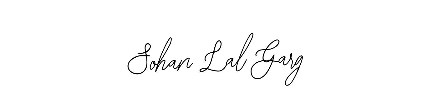 Design your own signature with our free online signature maker. With this signature software, you can create a handwritten (Bearetta-2O07w) signature for name Sohan Lal Garg. Sohan Lal Garg signature style 12 images and pictures png