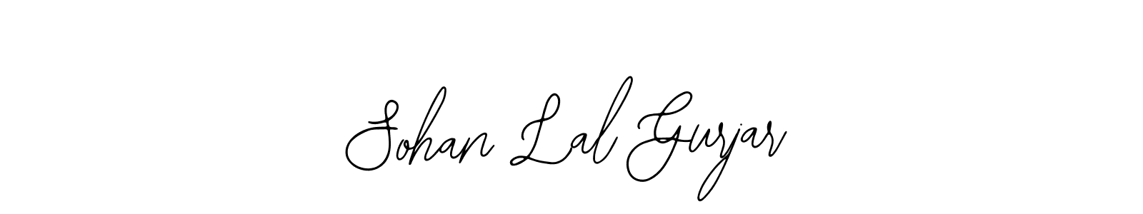 How to make Sohan Lal Gurjar signature? Bearetta-2O07w is a professional autograph style. Create handwritten signature for Sohan Lal Gurjar name. Sohan Lal Gurjar signature style 12 images and pictures png
