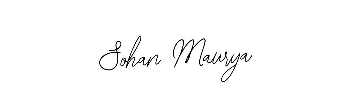 Make a beautiful signature design for name Sohan Maurya. Use this online signature maker to create a handwritten signature for free. Sohan Maurya signature style 12 images and pictures png