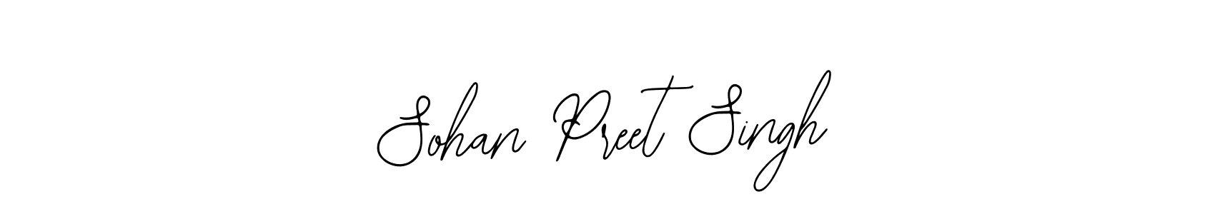 Design your own signature with our free online signature maker. With this signature software, you can create a handwritten (Bearetta-2O07w) signature for name Sohan Preet Singh. Sohan Preet Singh signature style 12 images and pictures png