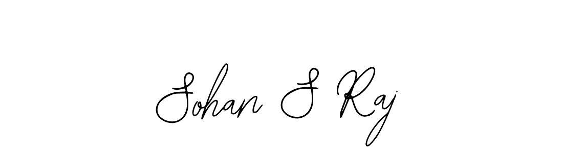 The best way (Bearetta-2O07w) to make a short signature is to pick only two or three words in your name. The name Sohan S Raj include a total of six letters. For converting this name. Sohan S Raj signature style 12 images and pictures png