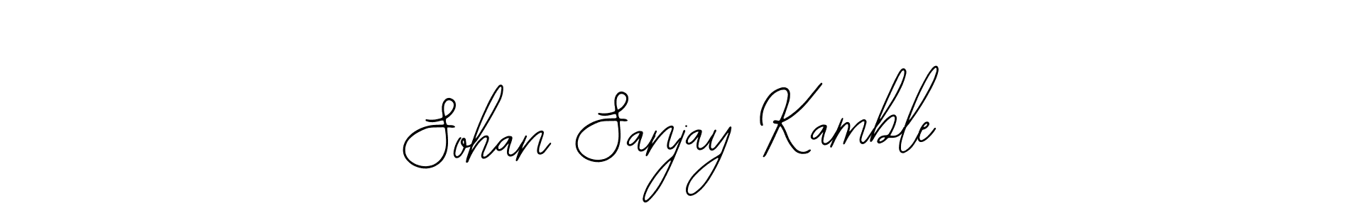 The best way (Bearetta-2O07w) to make a short signature is to pick only two or three words in your name. The name Sohan Sanjay Kamble include a total of six letters. For converting this name. Sohan Sanjay Kamble signature style 12 images and pictures png