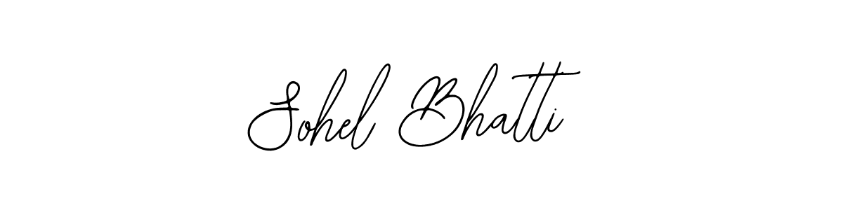 if you are searching for the best signature style for your name Sohel Bhatti. so please give up your signature search. here we have designed multiple signature styles  using Bearetta-2O07w. Sohel Bhatti signature style 12 images and pictures png